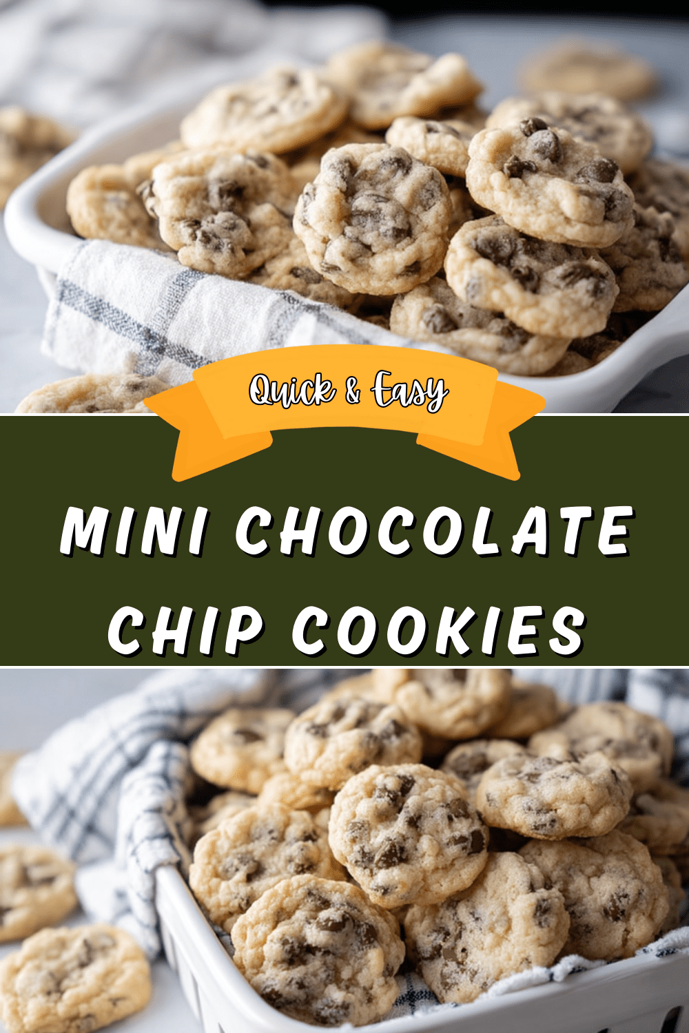 Mini Chocolate Chip Cookies