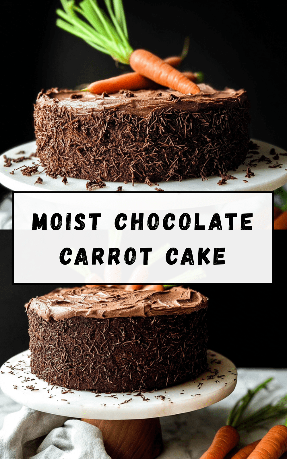 Moist Chocolate Carrot Cake
