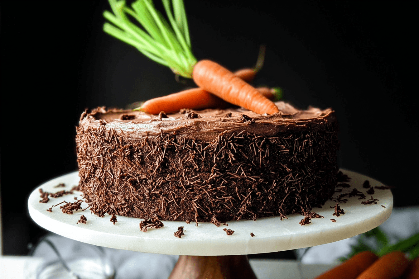 Moist Chocolate Carrot Cake