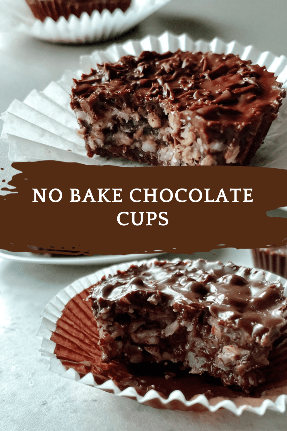No Bake Chocolate Cups