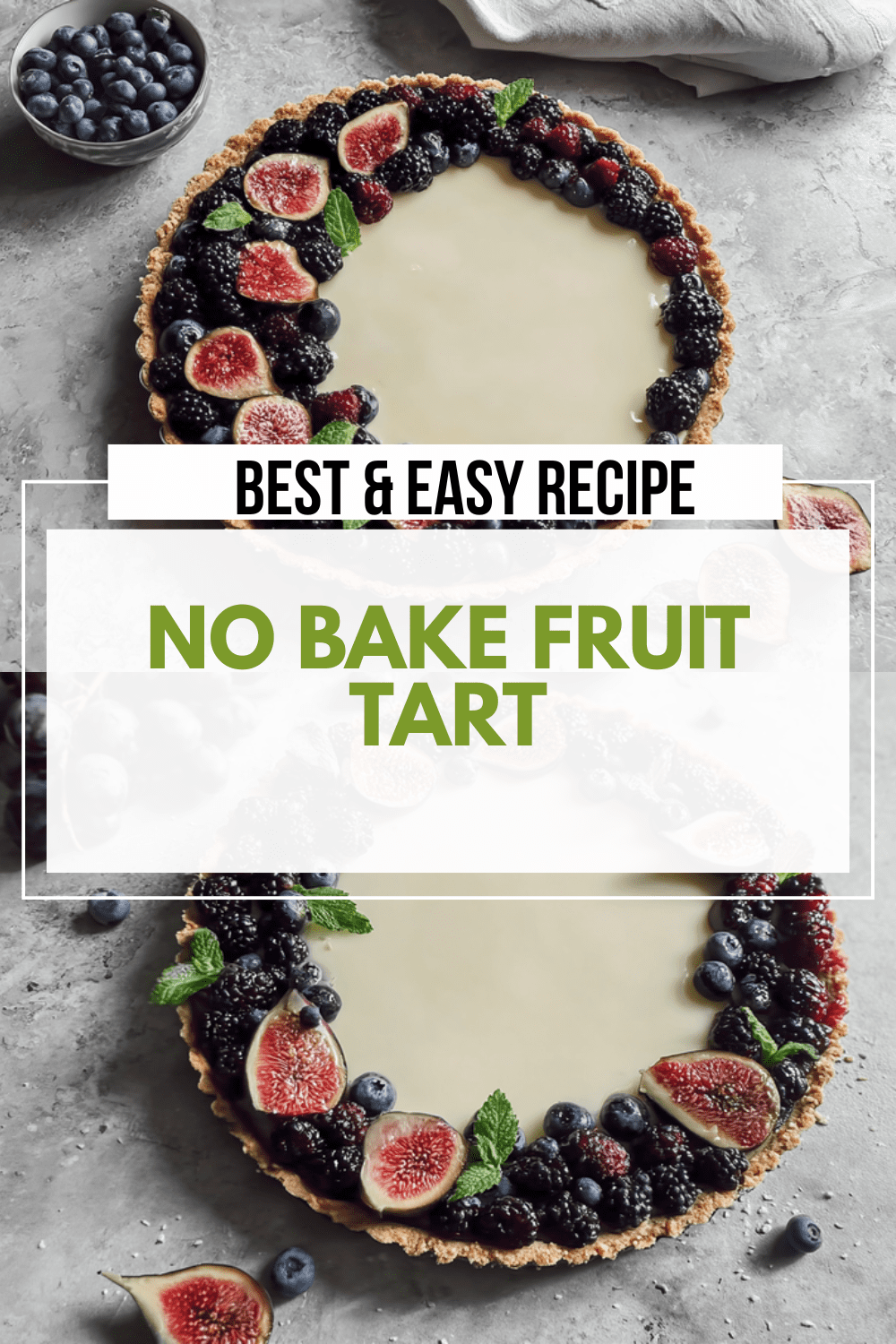 No Bake Fruit Tart