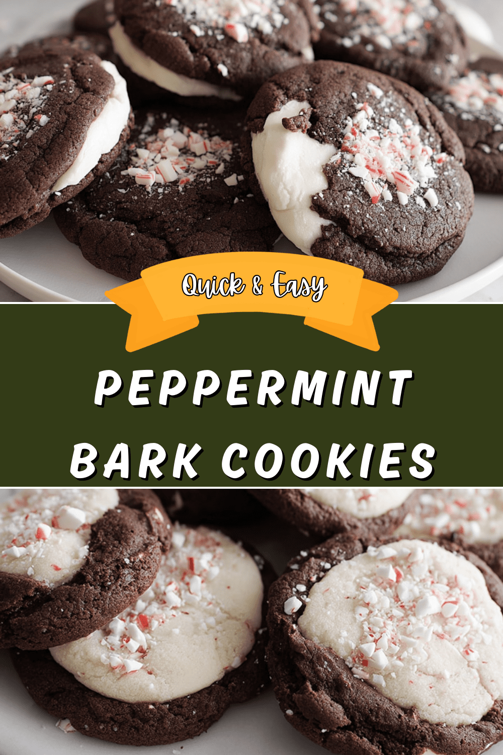 Peppermint Bark Cookies
