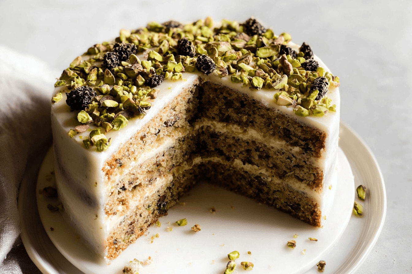 Pistachio Cake Recipe: Moist Delight With Pudding Mix 6 Pistachio Cake