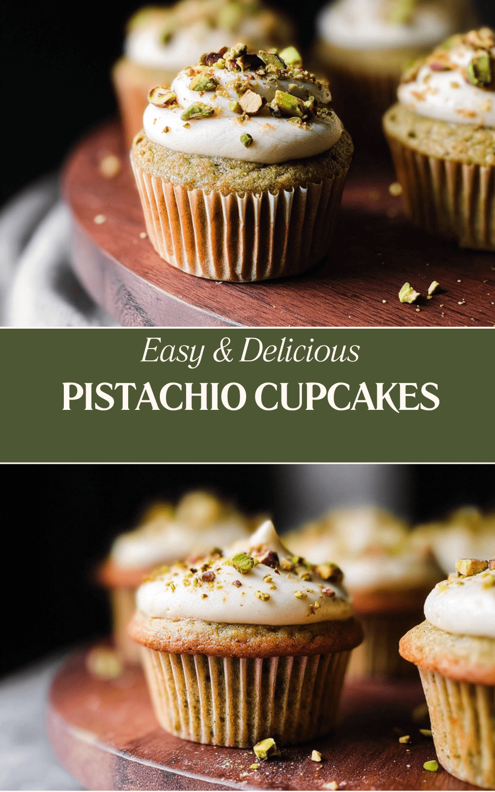 Pistachio Cupcakes