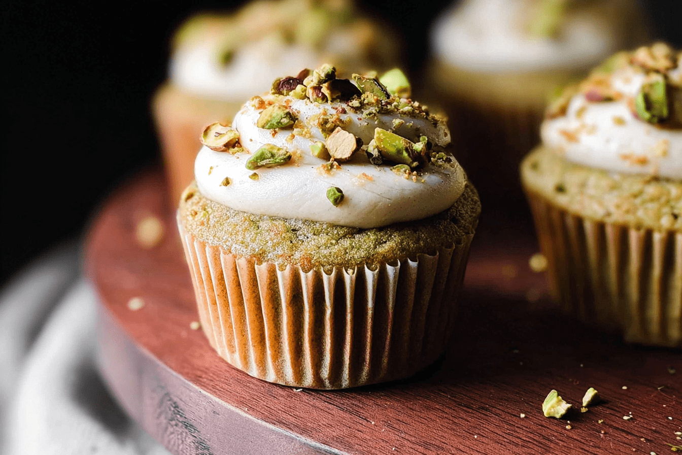 Pistachio Cupcakes