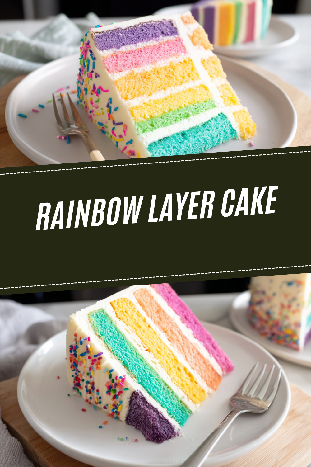 Rainbow Layer Cake