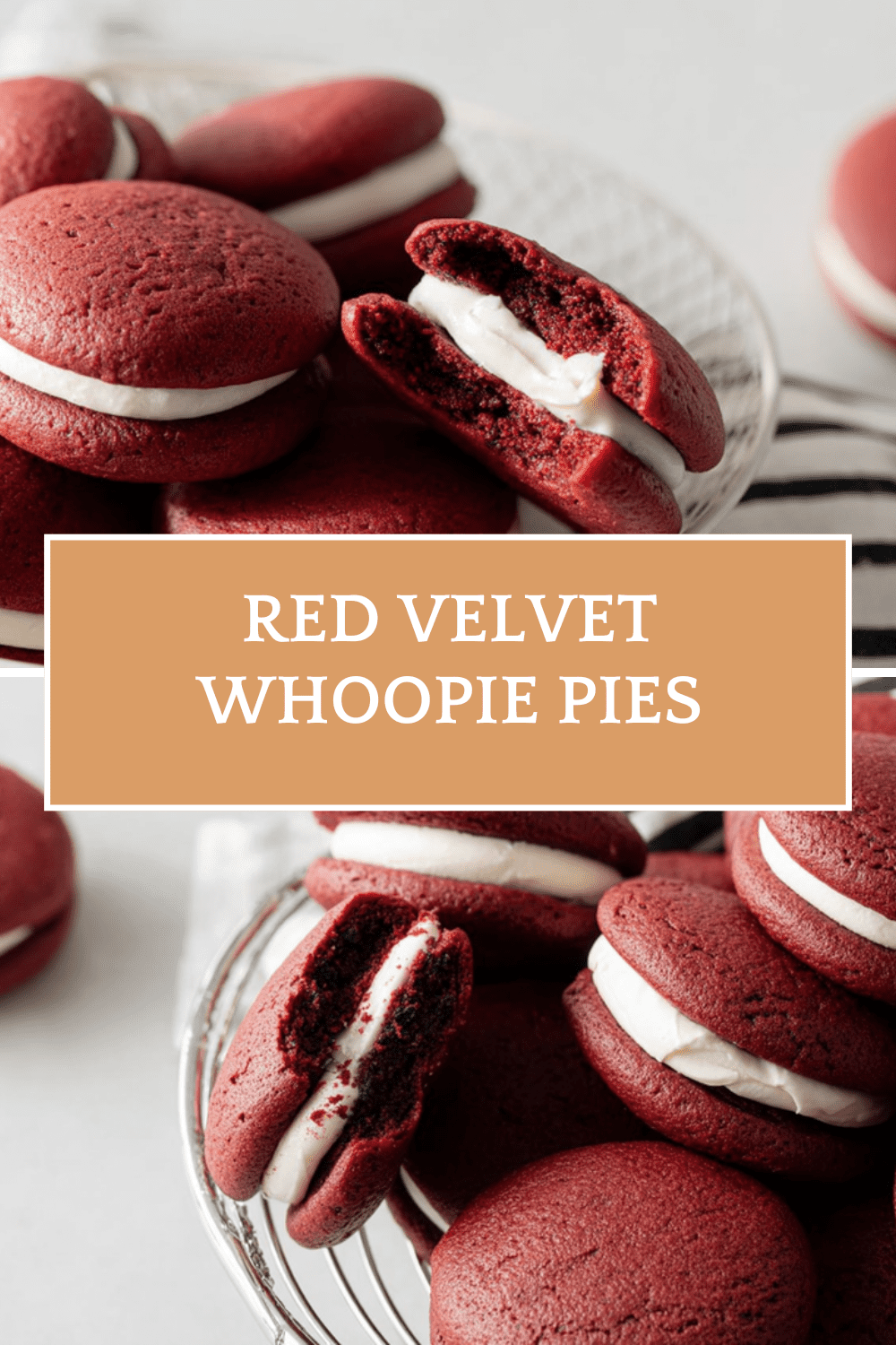 Red Velvet Whoopie Pies