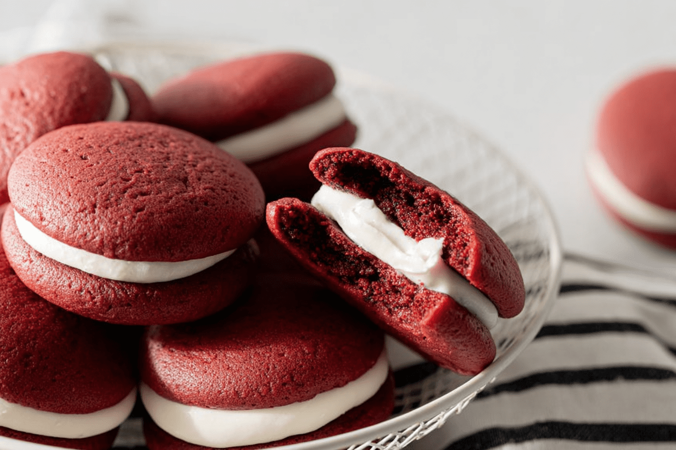 Red Velvet Whoopie Pies