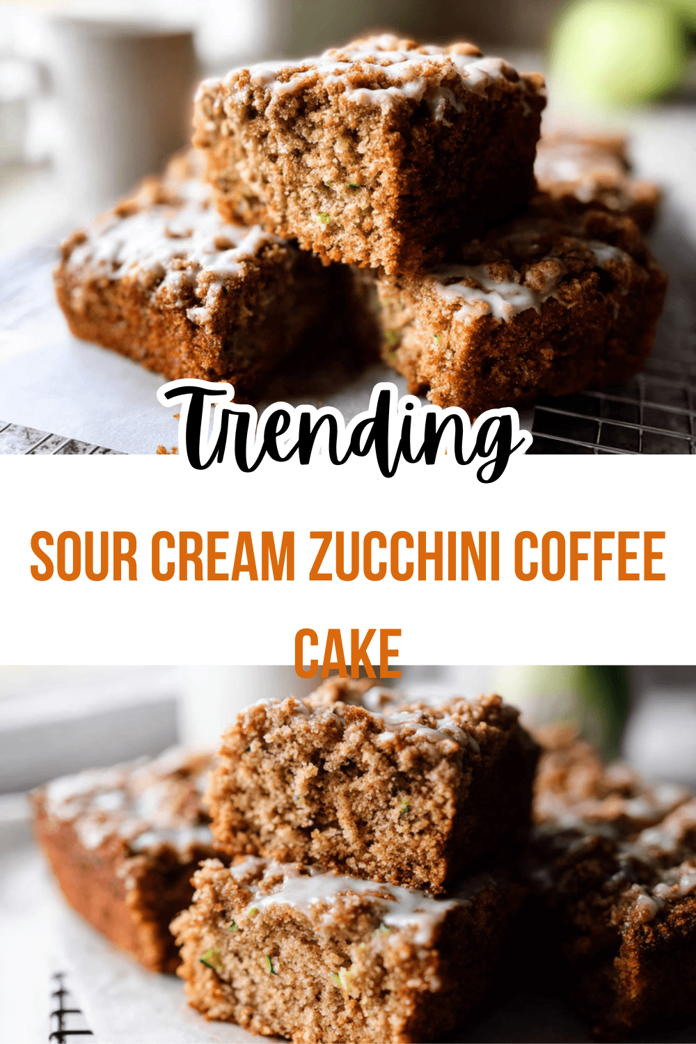 Sour Cream Zucchini Coffee Cake