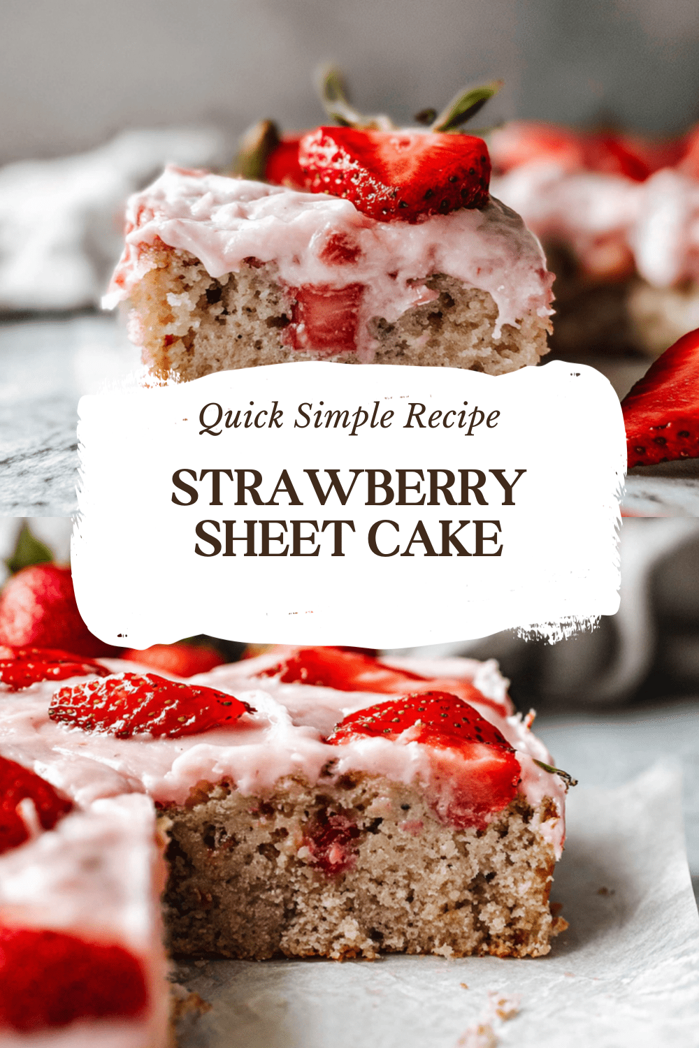 Strawberry Sheet Cake