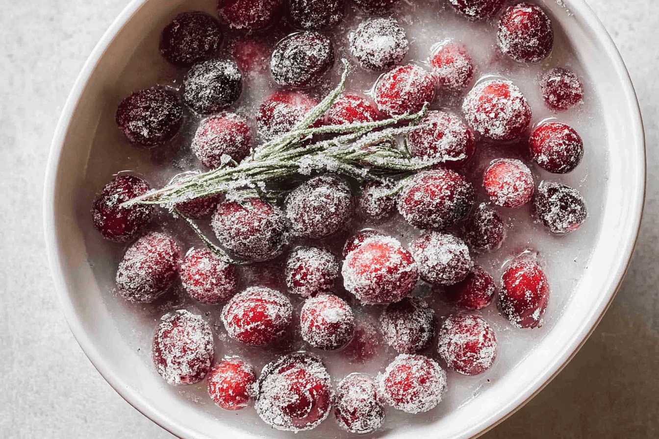 Sugared Cranberries
