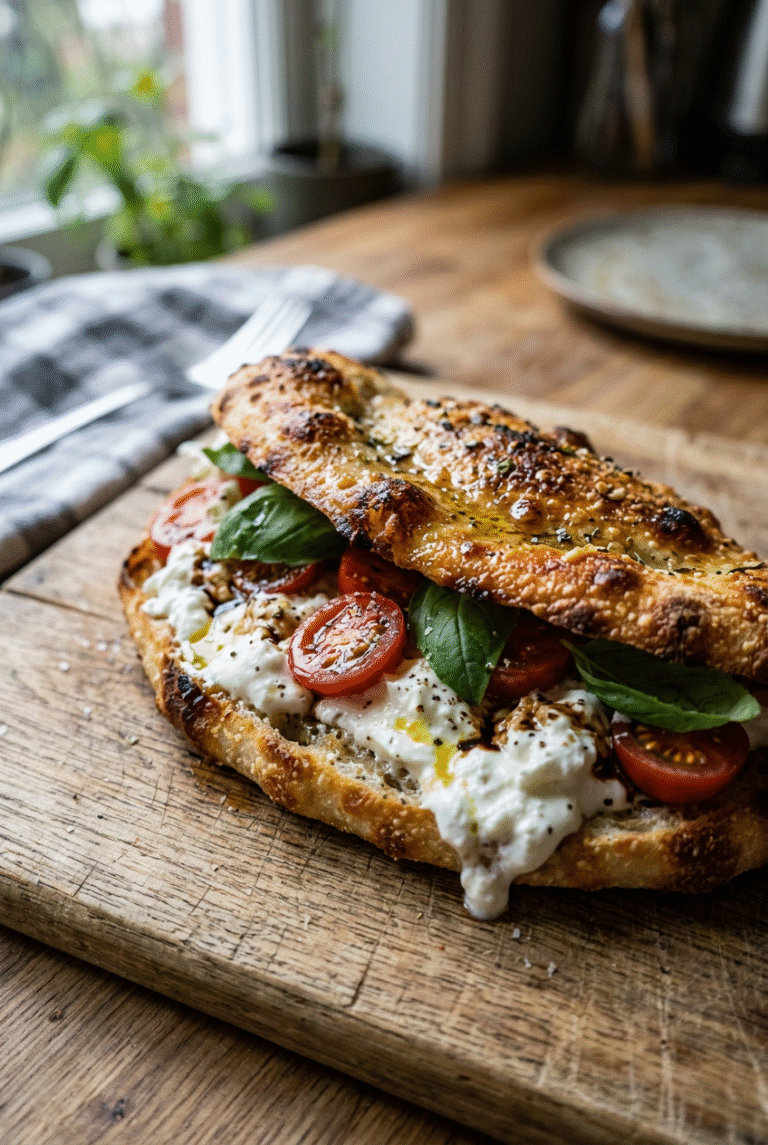 Burrata Caprese Pizza Sandwich 56.Png