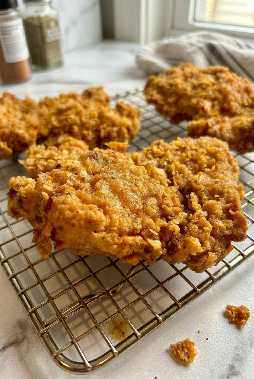 Buttermilk Fried Chicken Thighs Recipe 6 Buttermilk Fried Chicken Thighs