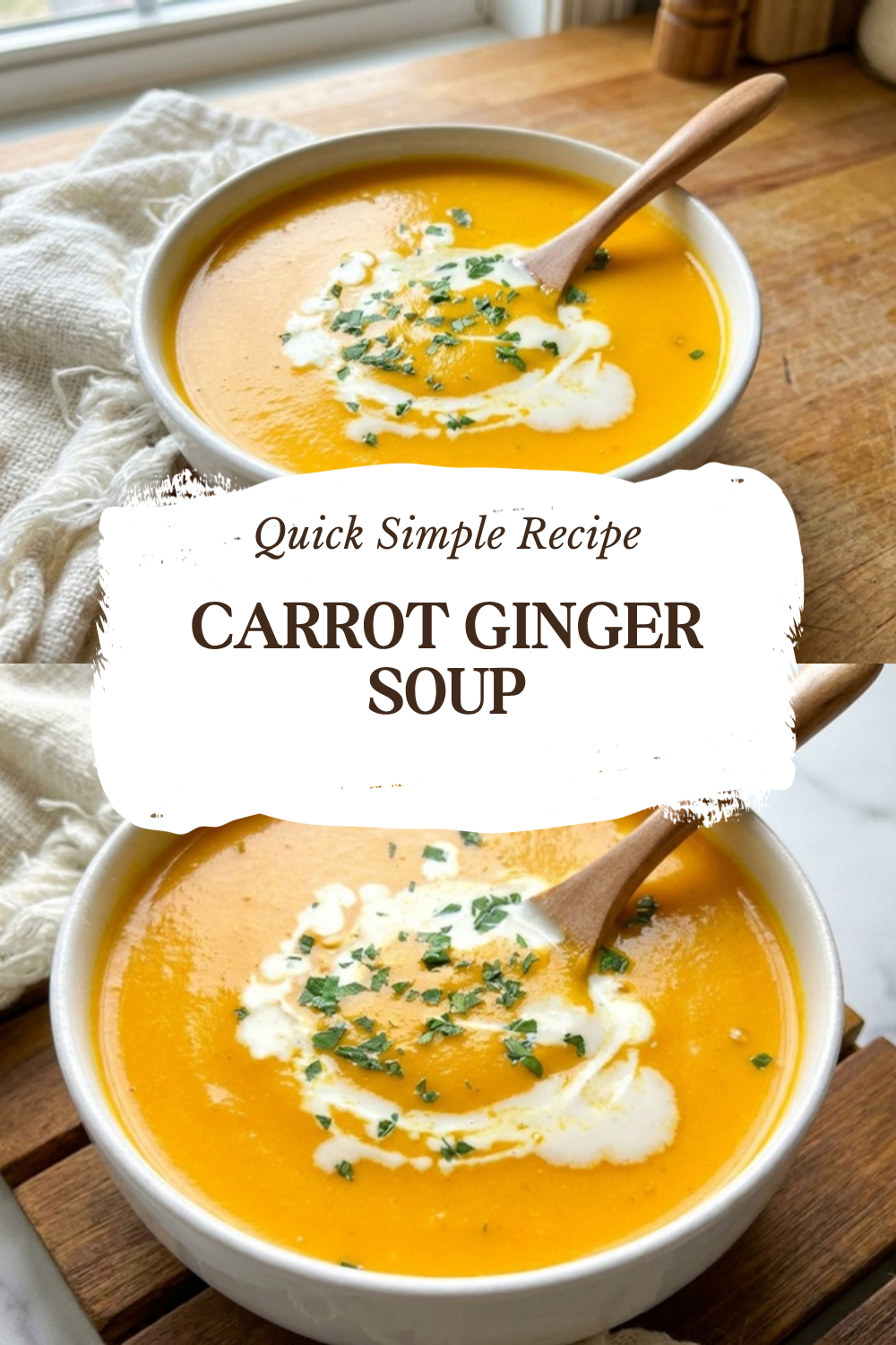 Carrot Ginger Soup