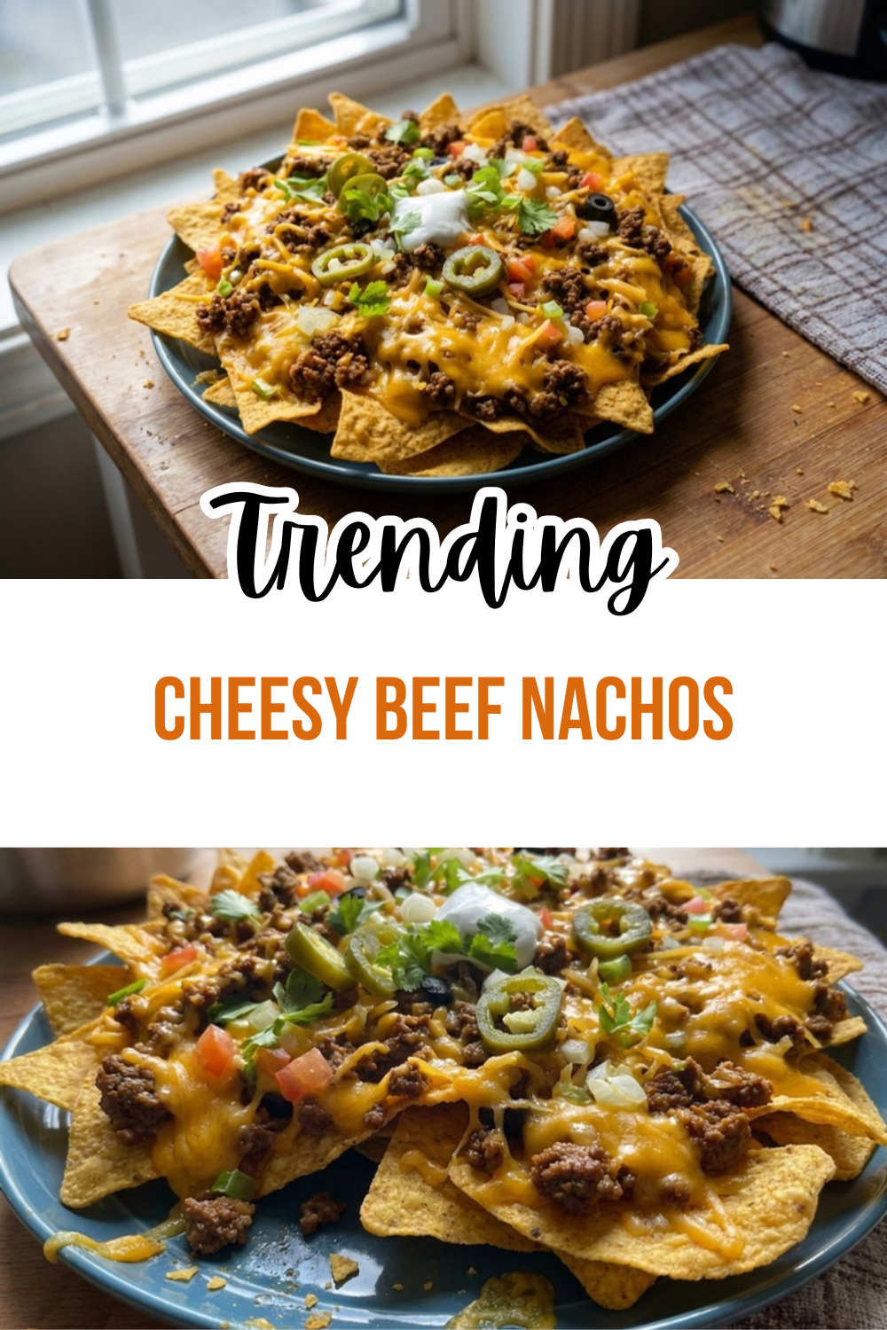 Cheesy Beef Nachos