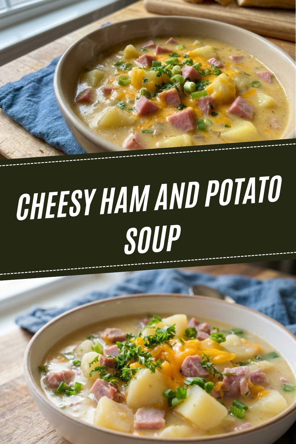 Cheesy Ham And Potato Soup