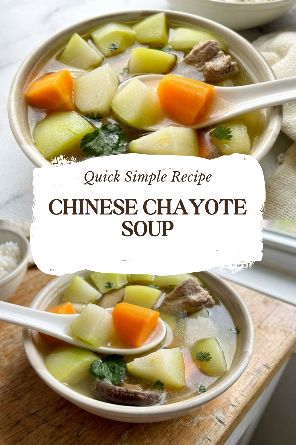 Chinese Chayote Soup