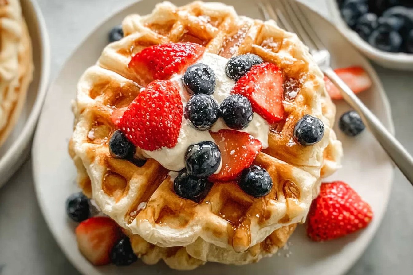 Homemade Waffle Recipe Easy Crispy Breakfast Treats 6 Cottage Cheese Waffles