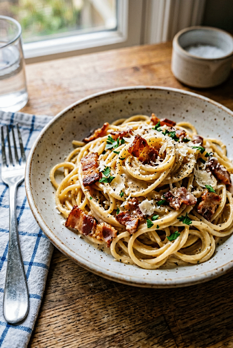 Cream Spaghetti With Bacon 97.Png