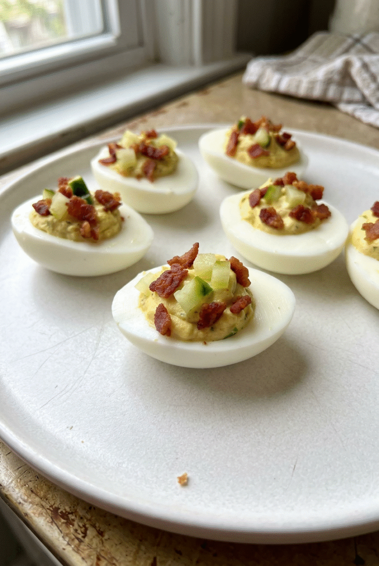 Cucumber Bacon Deviled Eggs 48.Png