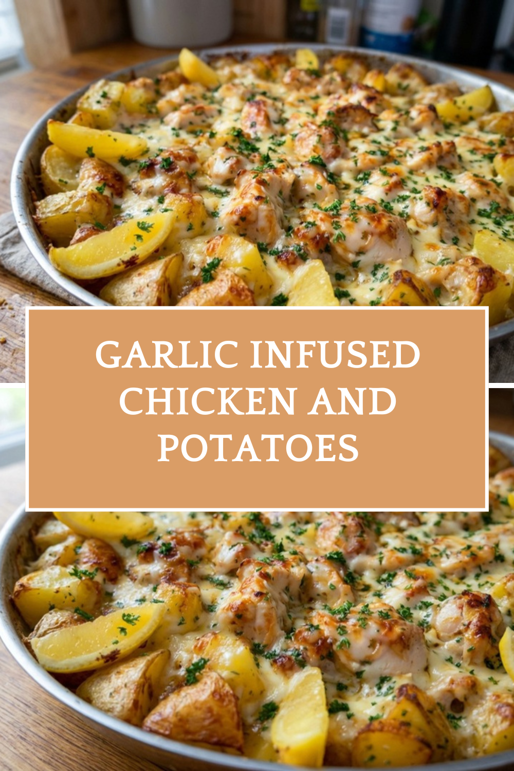 Garlic Infused Chicken And Potatoes