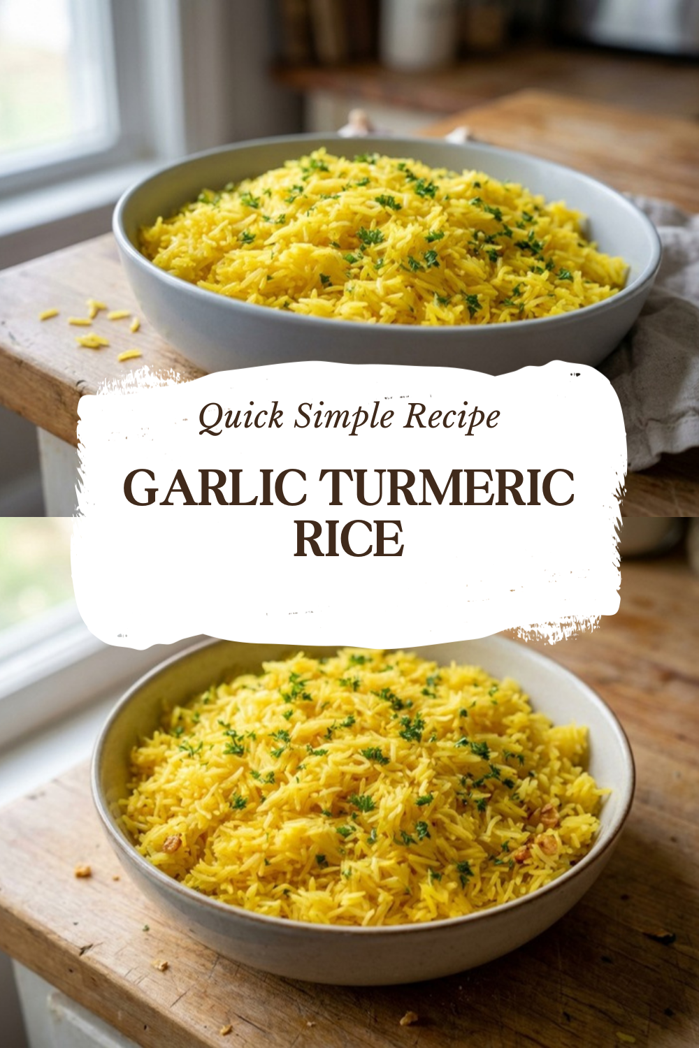 20 Minute Garlic Turmeric Rice 4 Garlic Turmeric Rice