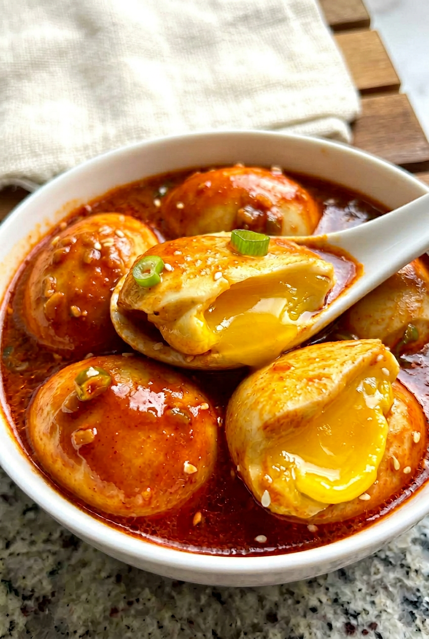 Spicy Gochujang Eggs Recipe 6 Gochujang Eggs
