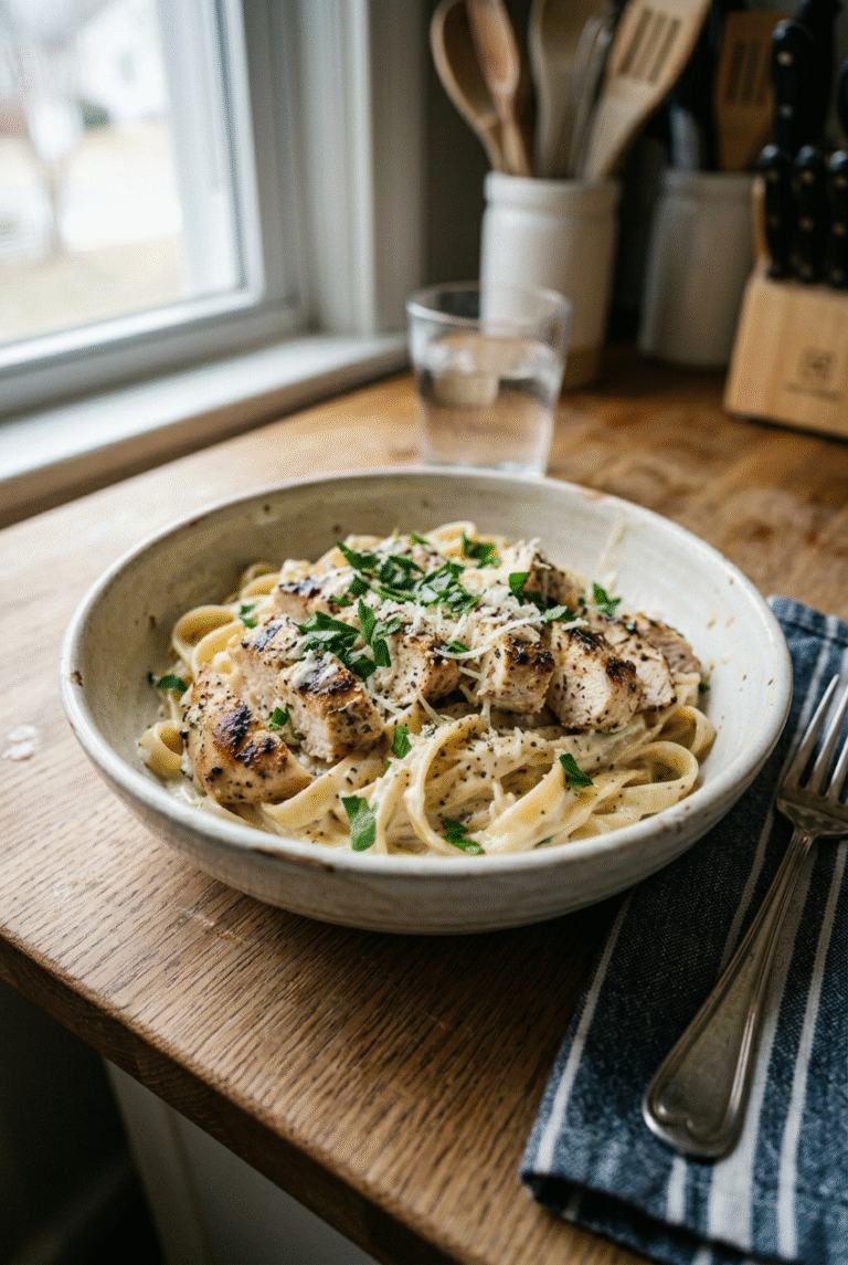 Grilled Chicken Alfredo Pasta 14.Png