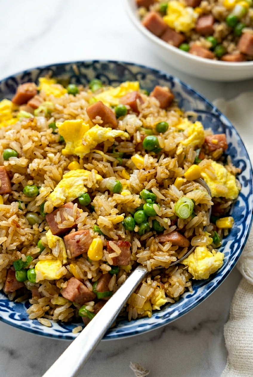 Hawaiian Spam Fried Rice