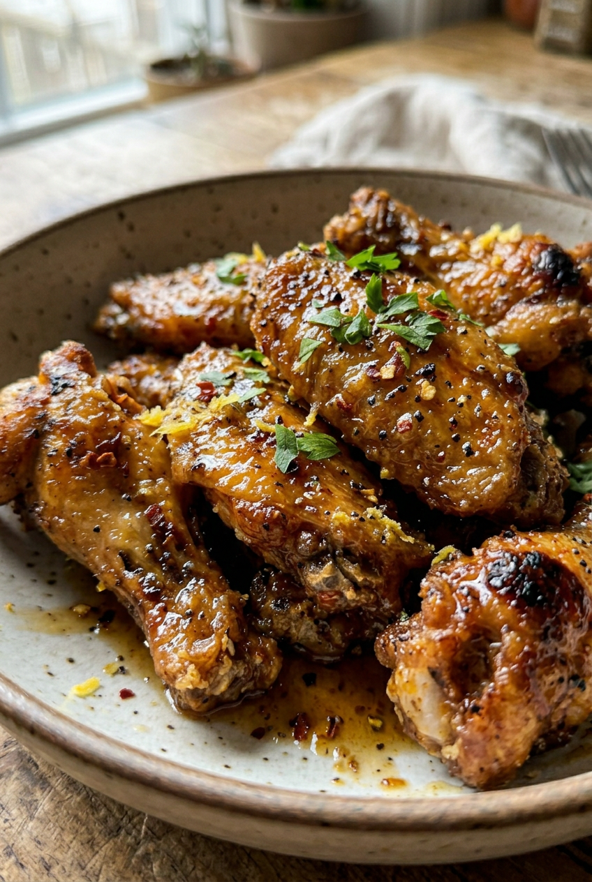 Hot Honey Lemon Pepper Wings
