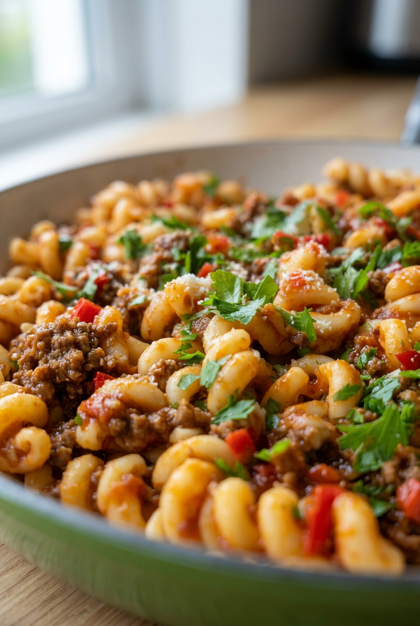 Simple Beef Pasta Skillet Recipe 6 Minced Beef Trottole Pasta