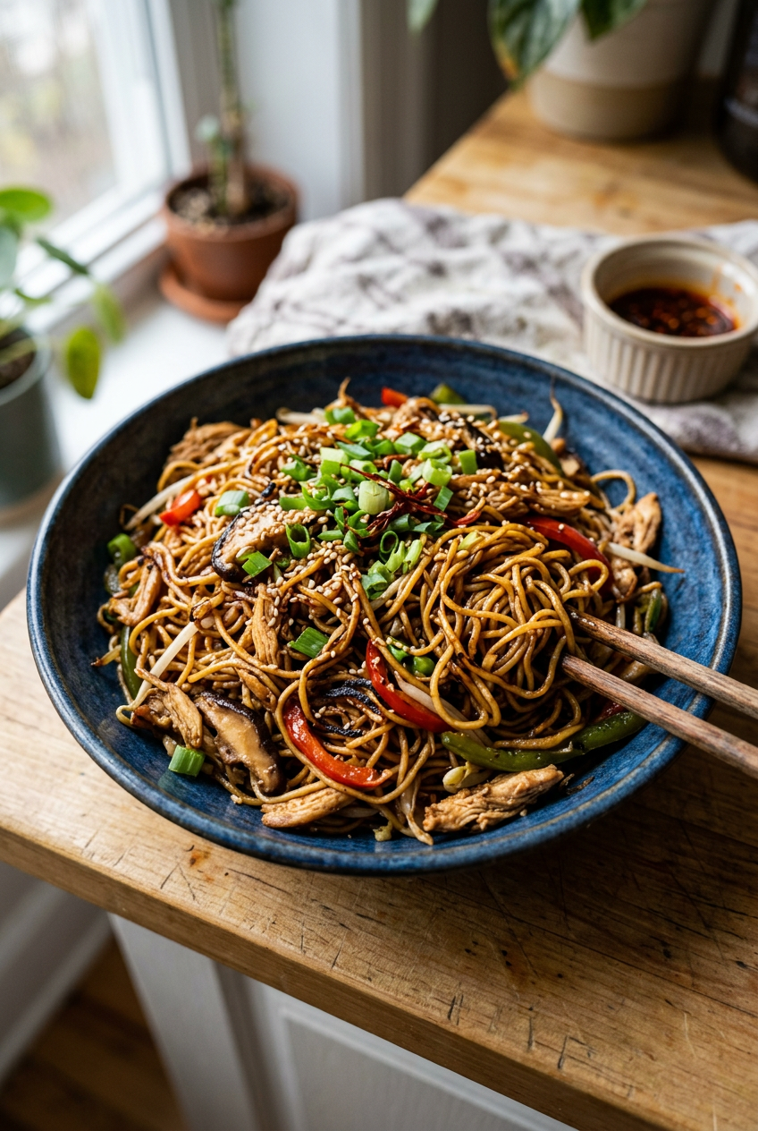 Pan Fried Noodles