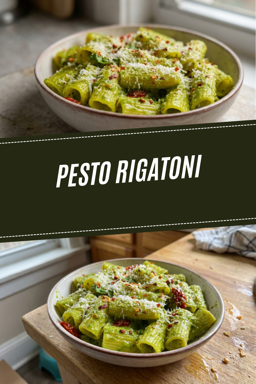 Pesto Rigatoni