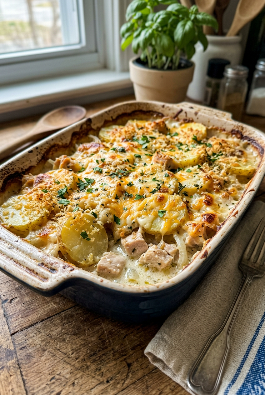 Potato Casserole With Chicken