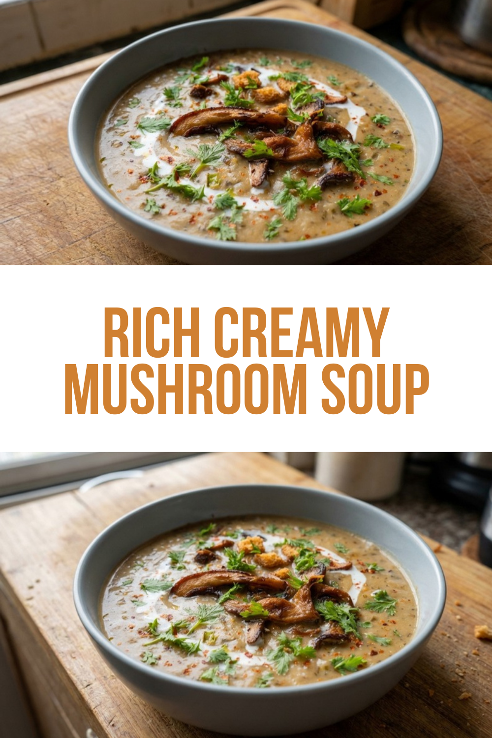 Rich Creamy Mushroom Soup