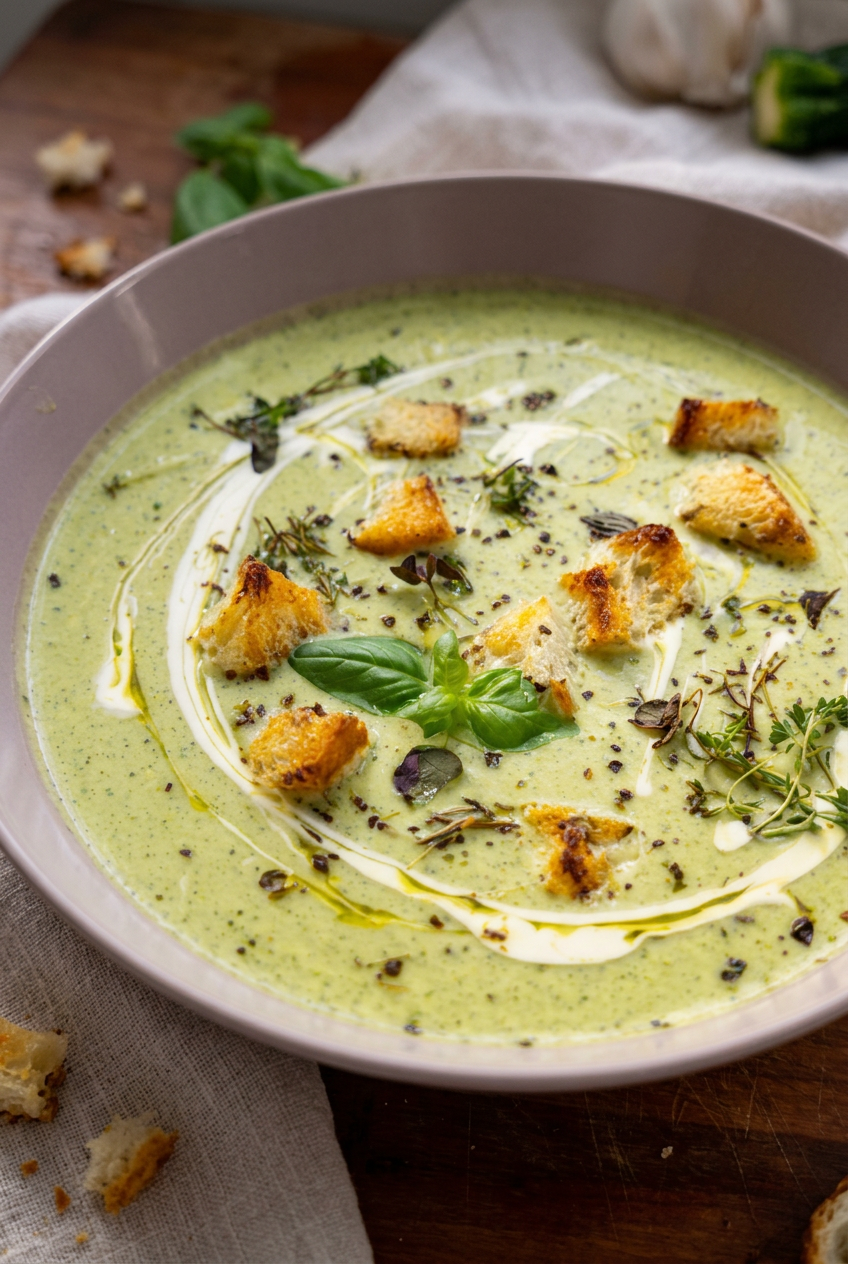 Roasted Zucchini Soup Recipe 6 Roasted Courgette Soup