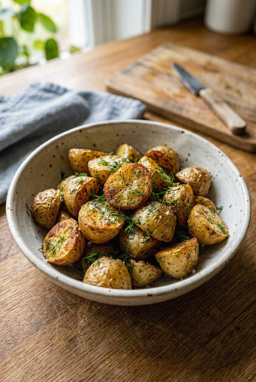 Roasted Dill Potatoes Recipe 6 Roasted Dill Potatoes