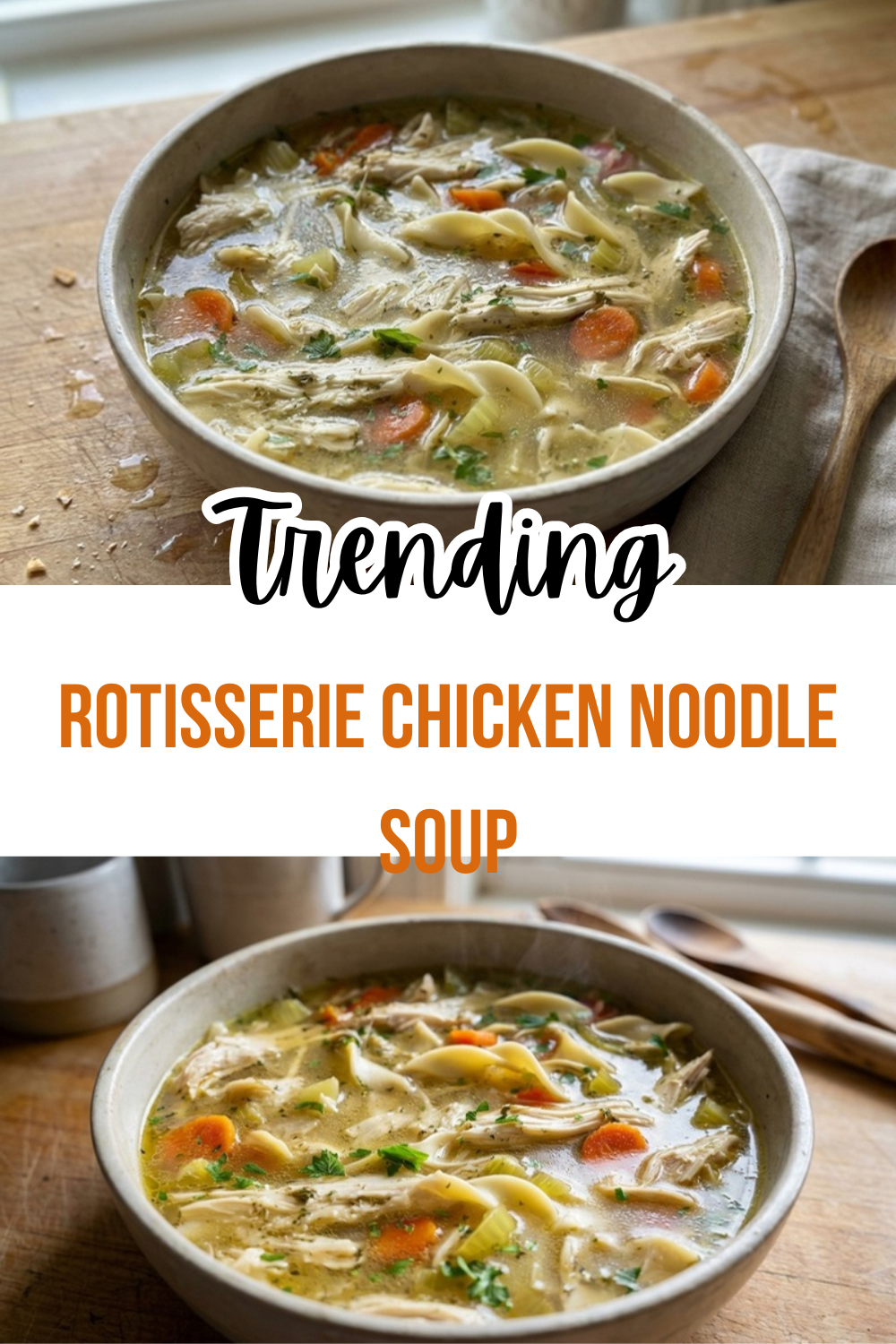 Rotisserie Chicken Noodle Soup