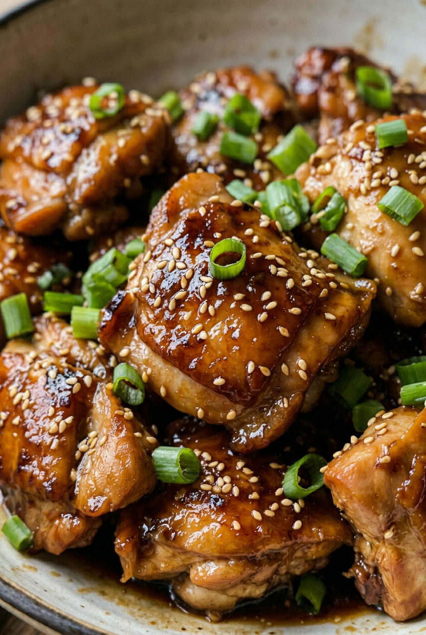 Sticky Ginger Soy Glazed Chicken Recipe 6 Soy Glazed Chicken
