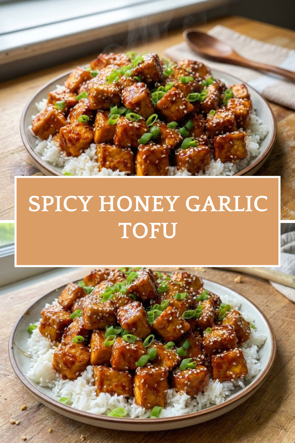 Spicy Honey Garlic Tofu