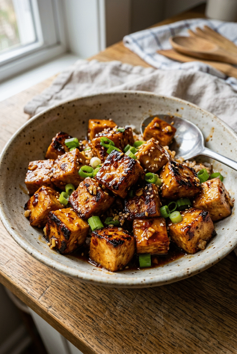 Spicy Honey Garlic Tofu 59.Png