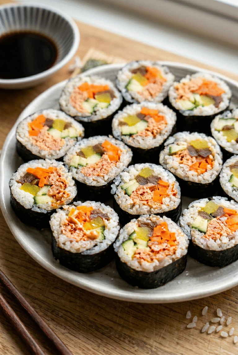Spicy Tuna Kimbap 24.Png