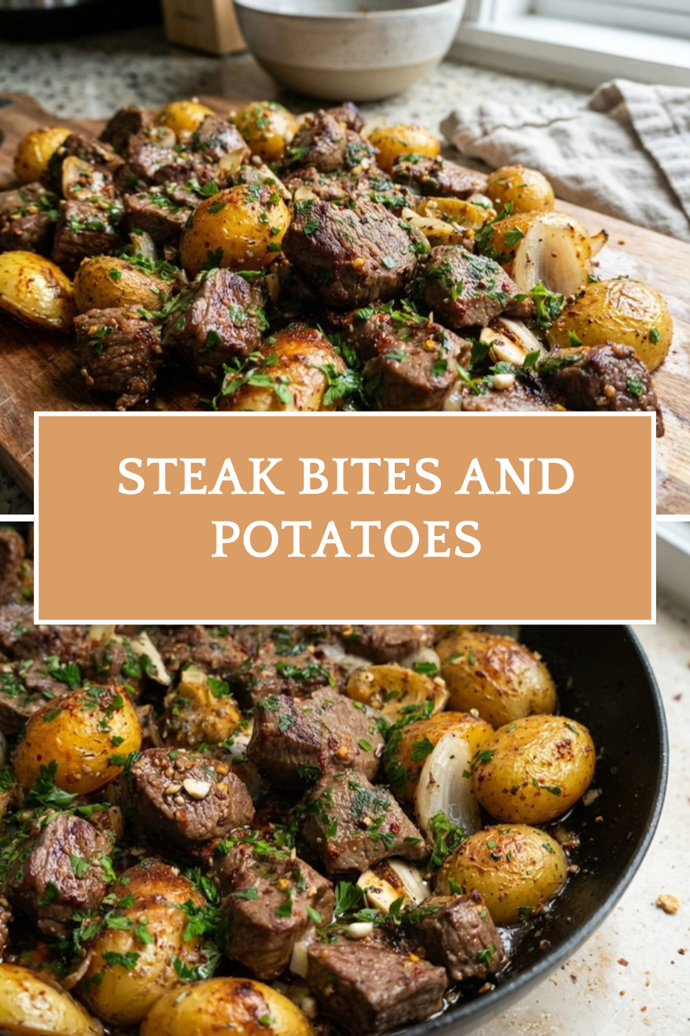 Steak Bites And Potatoes