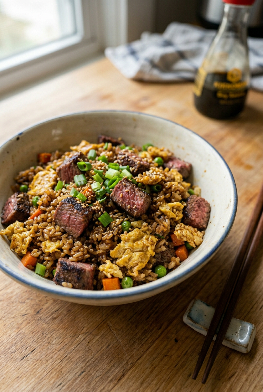 Steak Fried Rice Recipe Quick Weeknight Meal 6 Steak Fried Rice