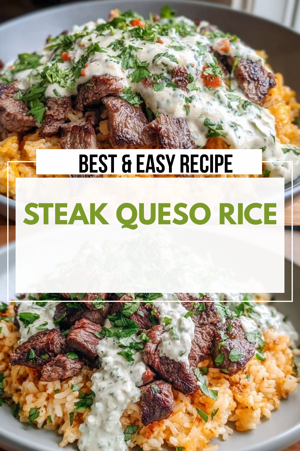 Steak Queso Rice
