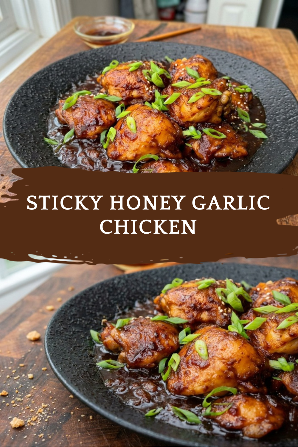 Sticky Honey Garlic Chicken