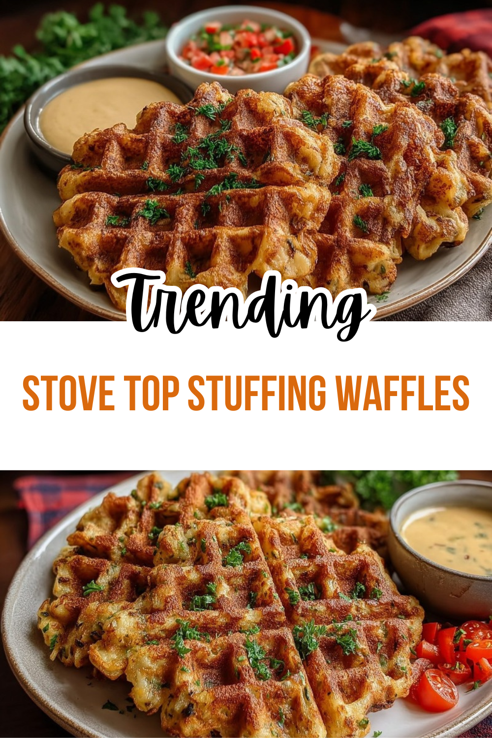 Stove Top Stuffing Waffles