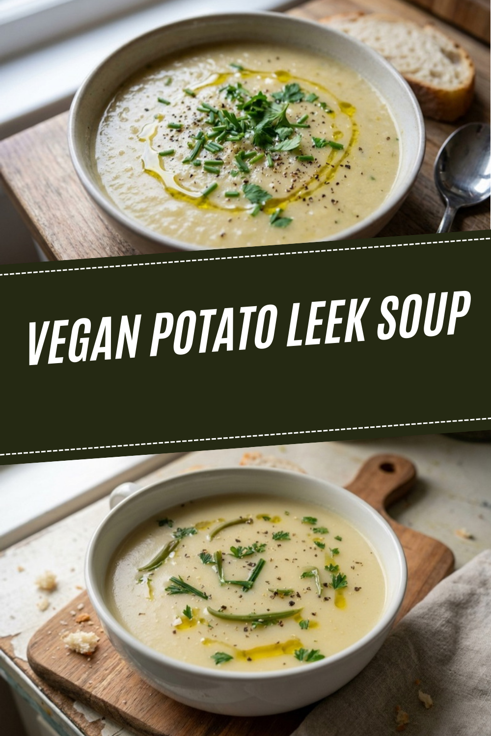 Vegan Potato Leek Soup
