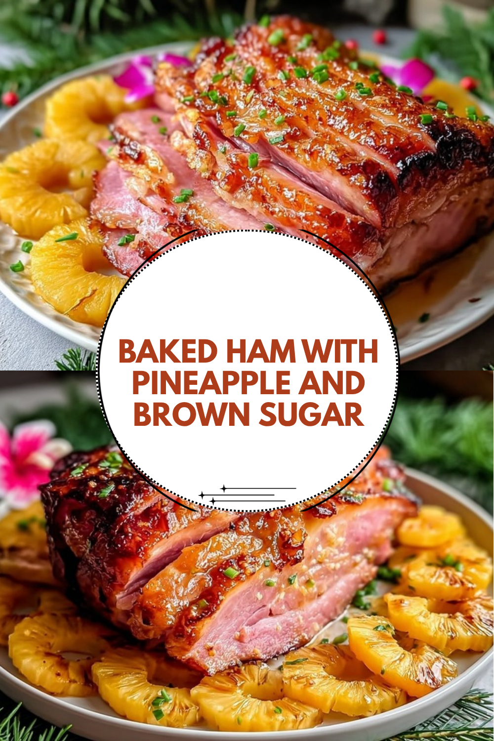 Baked Ham With Pineapple And Brown Sugar