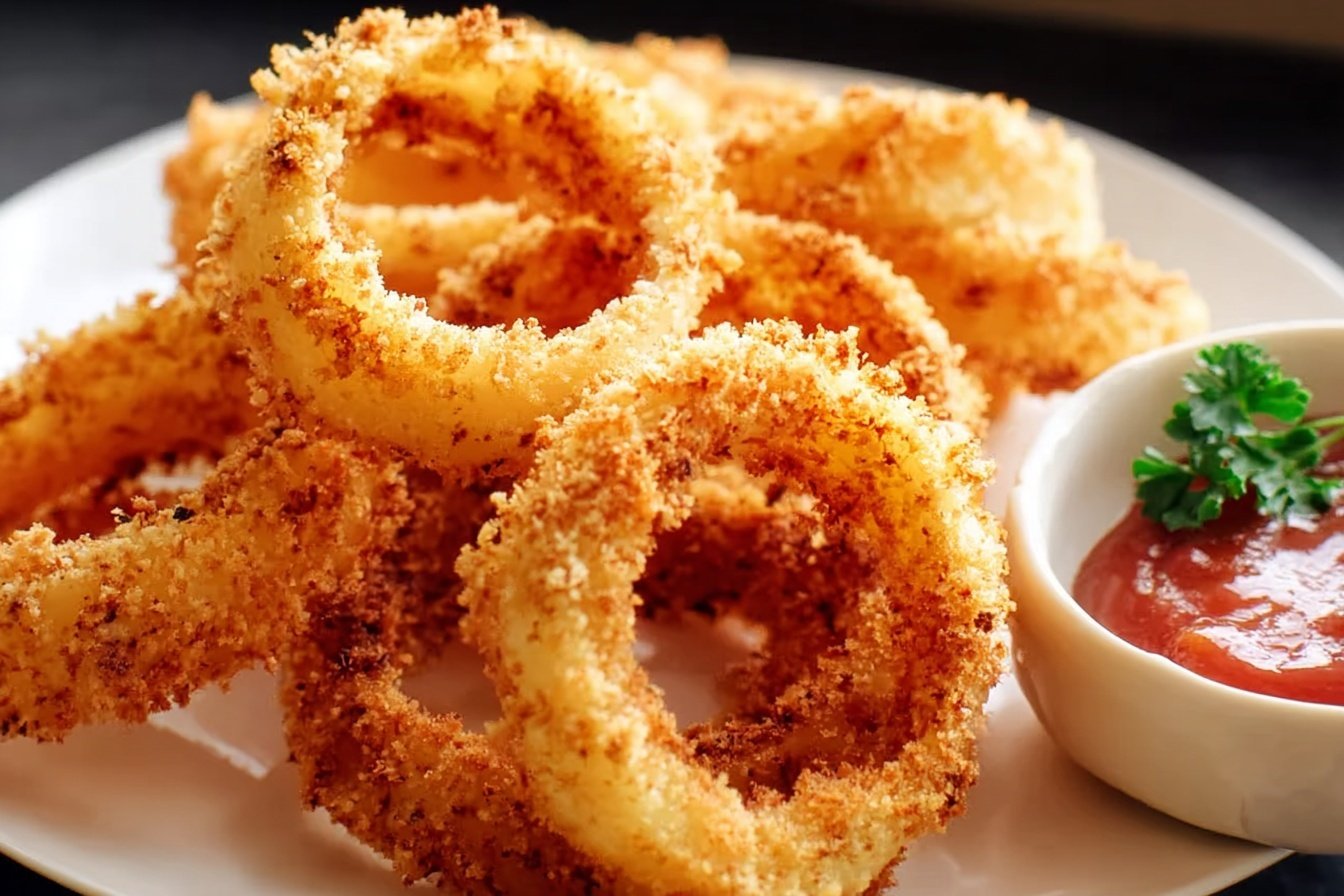Baked Onion Rings Recipe